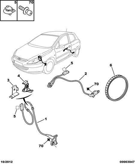 CITROËN 4545.88 - Датчик ABS, частота обертання колеса autozip.com.ua