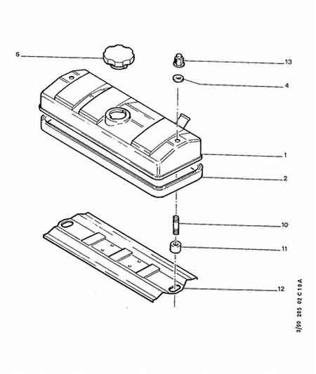 DS 0249.54 - GASKET ROCKER COVER autozip.com.ua