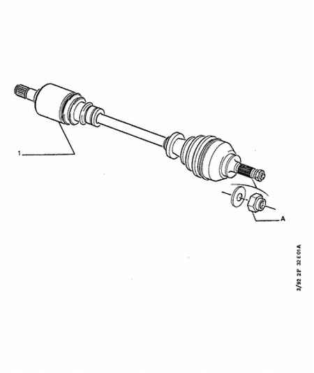 CITROËN/PEUGEOT 3274 93 - Приводний вал autozip.com.ua