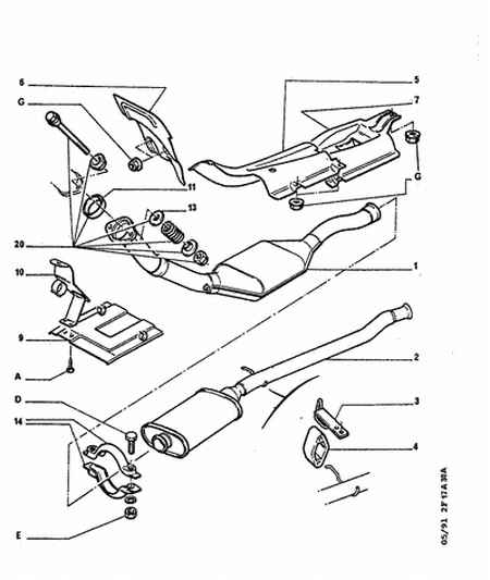 PEUGEOT 1704 08 - Каталізатор autozip.com.ua