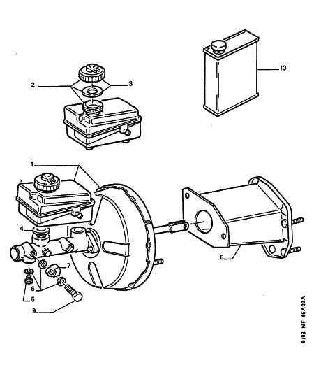 PEUGEOT 4535 83 - Головний гальмівний циліндр autozip.com.ua