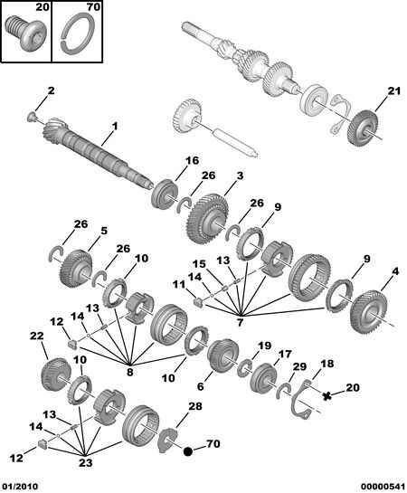 PEUGEOT 2317.E1 - GEAR-BOX SHAFT BEARING autozip.com.ua