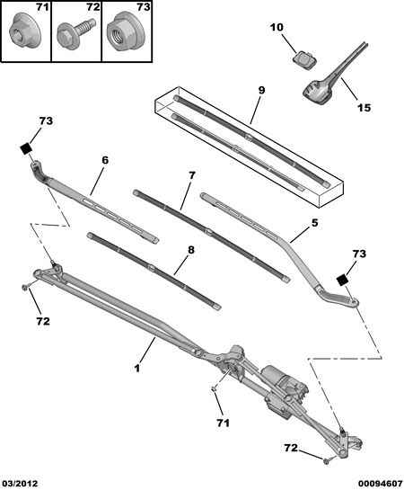 CITROËN/PEUGEOT 6405 Y7 - Система очищення вікон autozip.com.ua