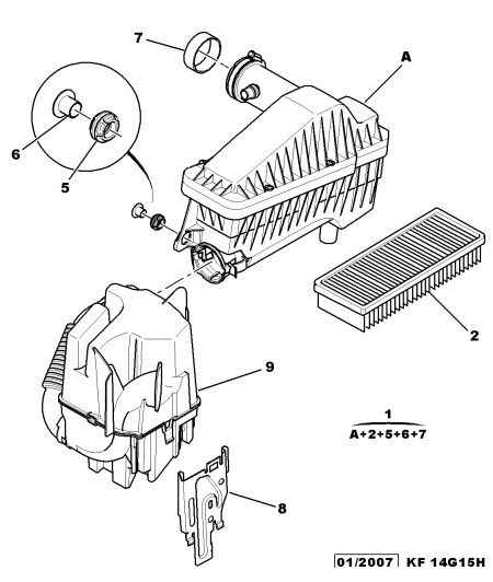 CITROËN/PEUGEOT 1444 CR - Повітряний фільтр autozip.com.ua