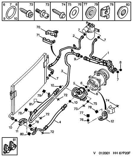 CITROËN 6460 V1 - O-RING autozip.com.ua