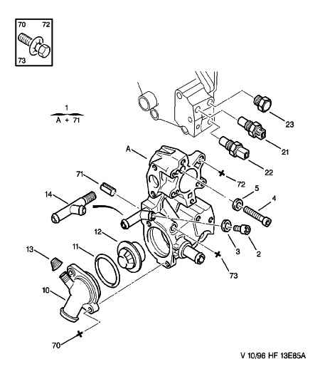 CITROËN/PEUGEOT 1336 A1 - Трубка охолоджуючої рідини autozip.com.ua