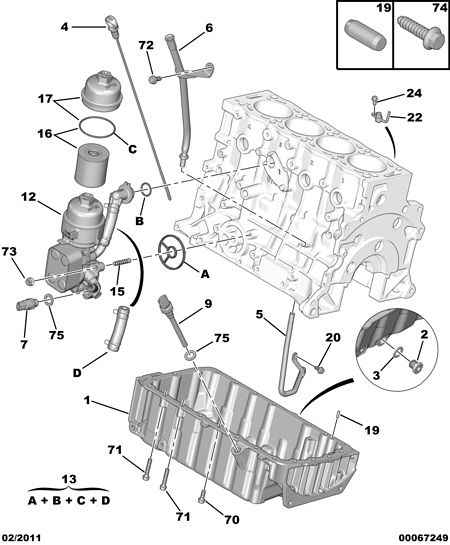 PEUGEOT 0301 Q3 - Масляний піддон autozip.com.ua