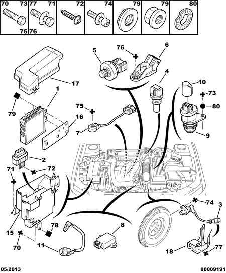 CITROËN 5946 30 - Датчик детонації autozip.com.ua