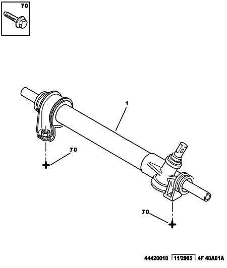 CITROËN/PEUGEOT 4000 E5 - Рульовий механізм, рейка autozip.com.ua