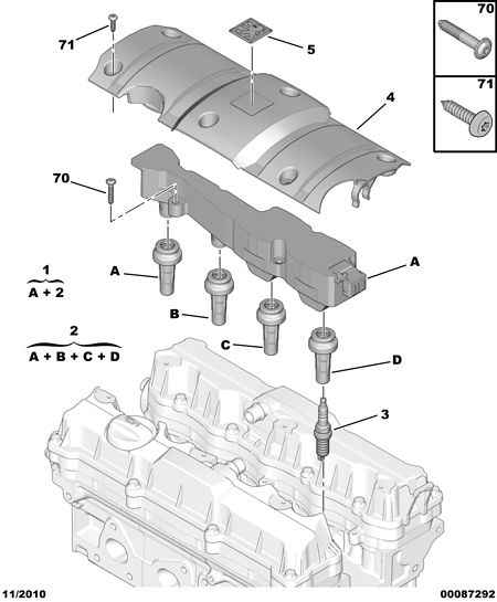 CITROËN/PEUGEOT 5960 87 - Свічка запалювання autozip.com.ua