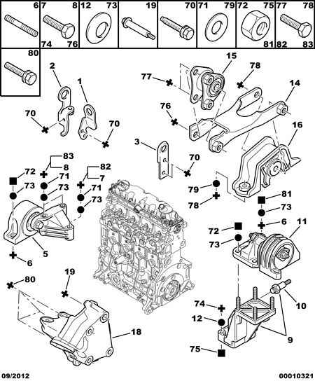 PEUGEOT 1839.A6 - Подушка, підвіска двигуна autozip.com.ua