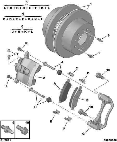 CITROËN 4401 K4 - Гальмівний супорт autozip.com.ua