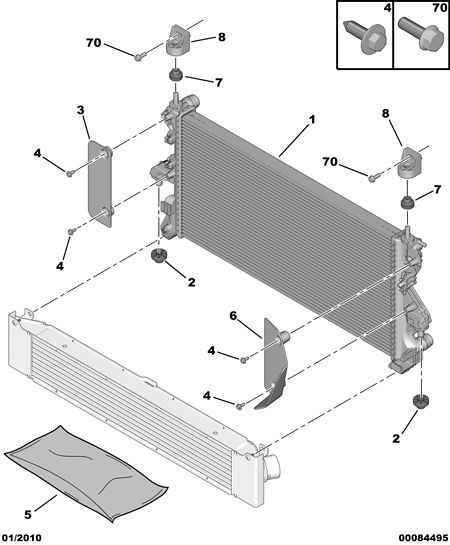 RAM 1330 Q3 - ENGINE RADIATOR NEW autozip.com.ua