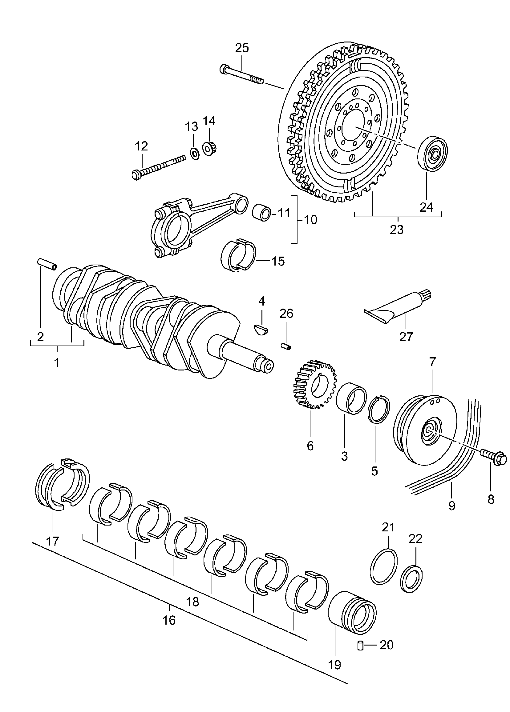 Porsche 999 192 379 50 - Поліклиновий ремінь autozip.com.ua