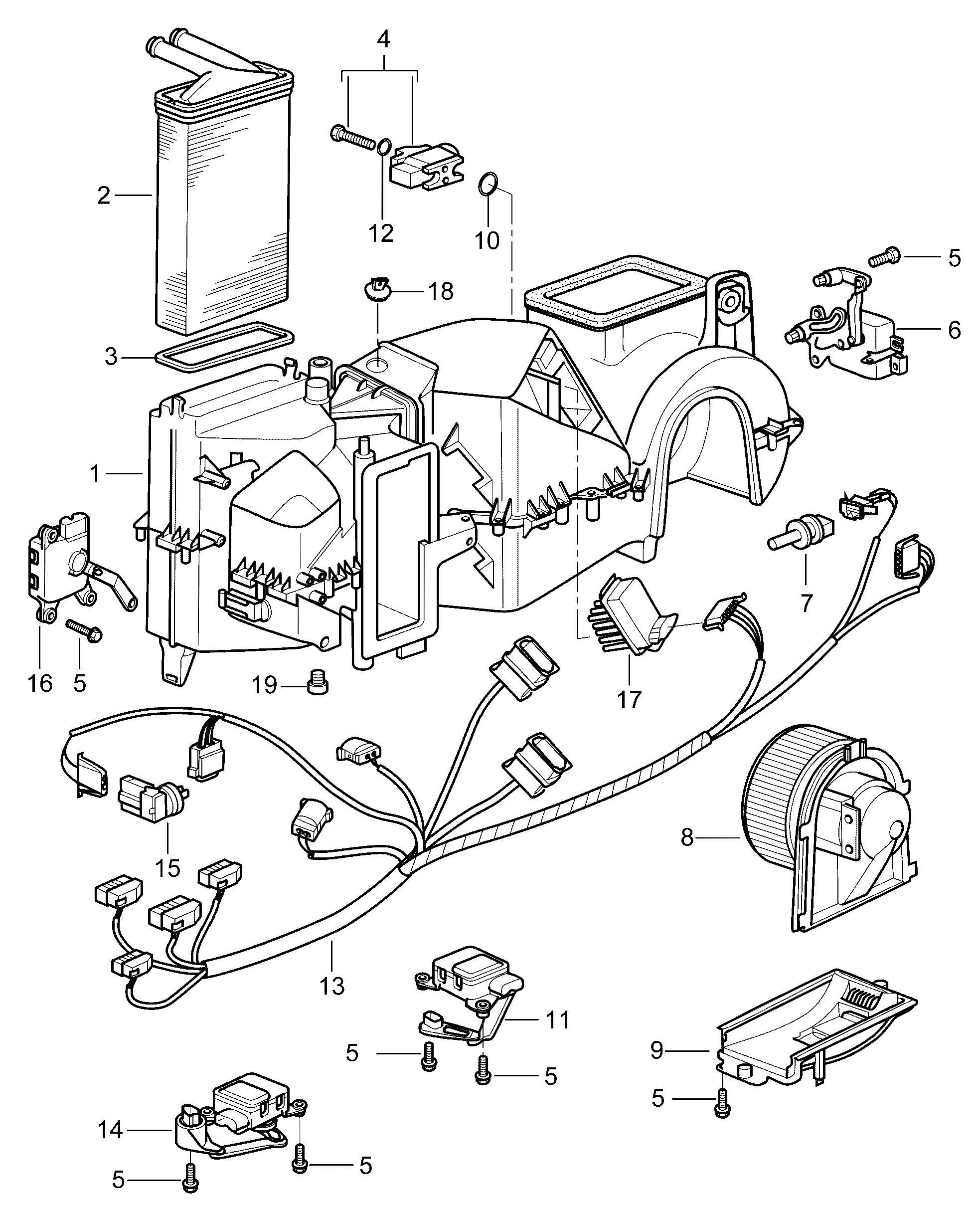 VAG 996 624 107 01 - Вентилятор салону autozip.com.ua