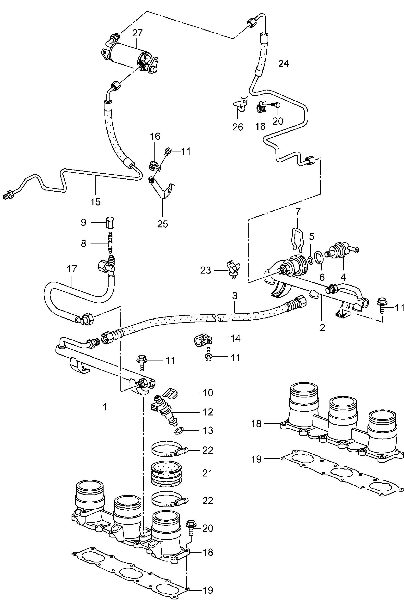 Porsche 944.110.901.01 - Кільце ущільнювача, клапанна форсунка autozip.com.ua