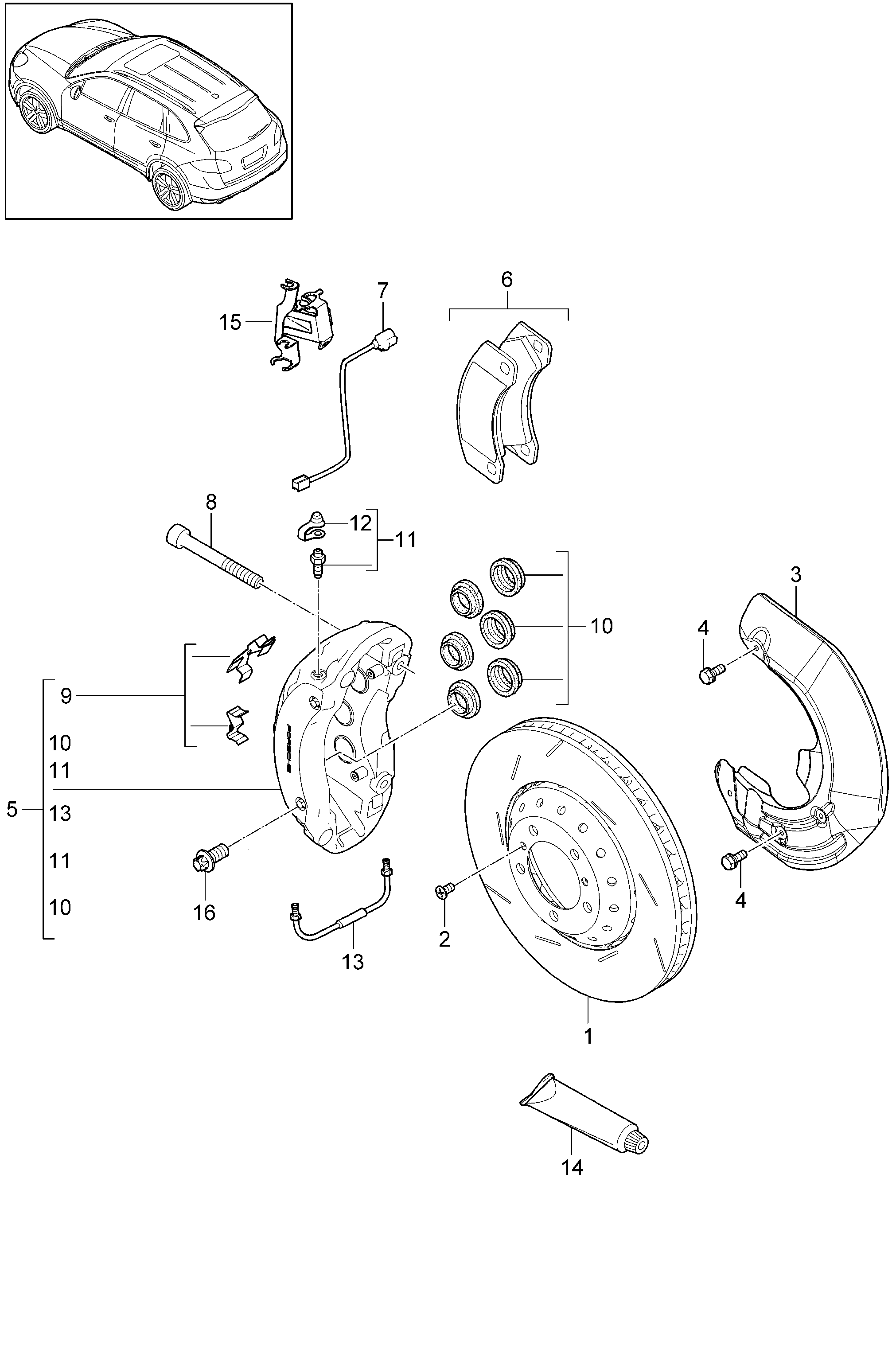 Skoda 958 351 939 30 - Гальмівні колодки, дискові гальма autozip.com.ua