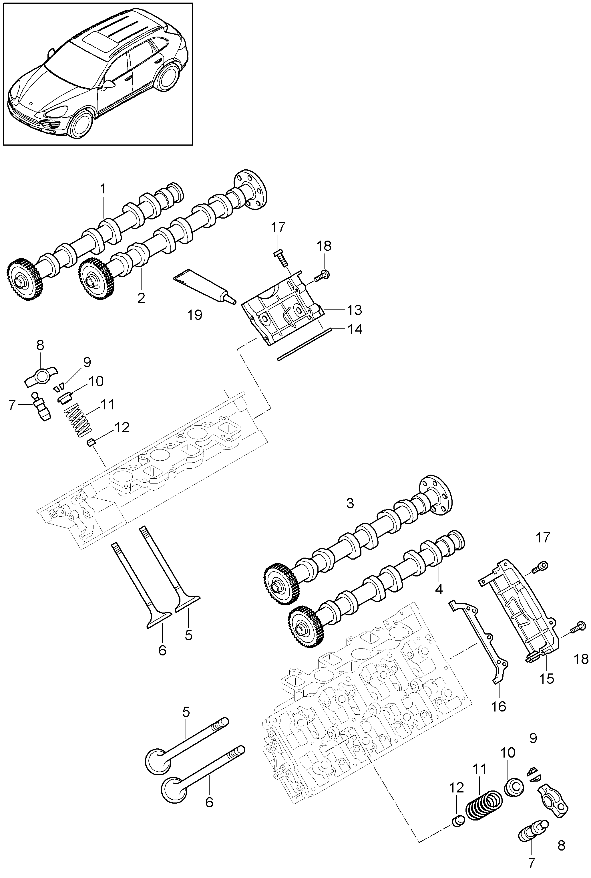 VAG 955 105 417 20 - Балансир, управління двигуном autozip.com.ua