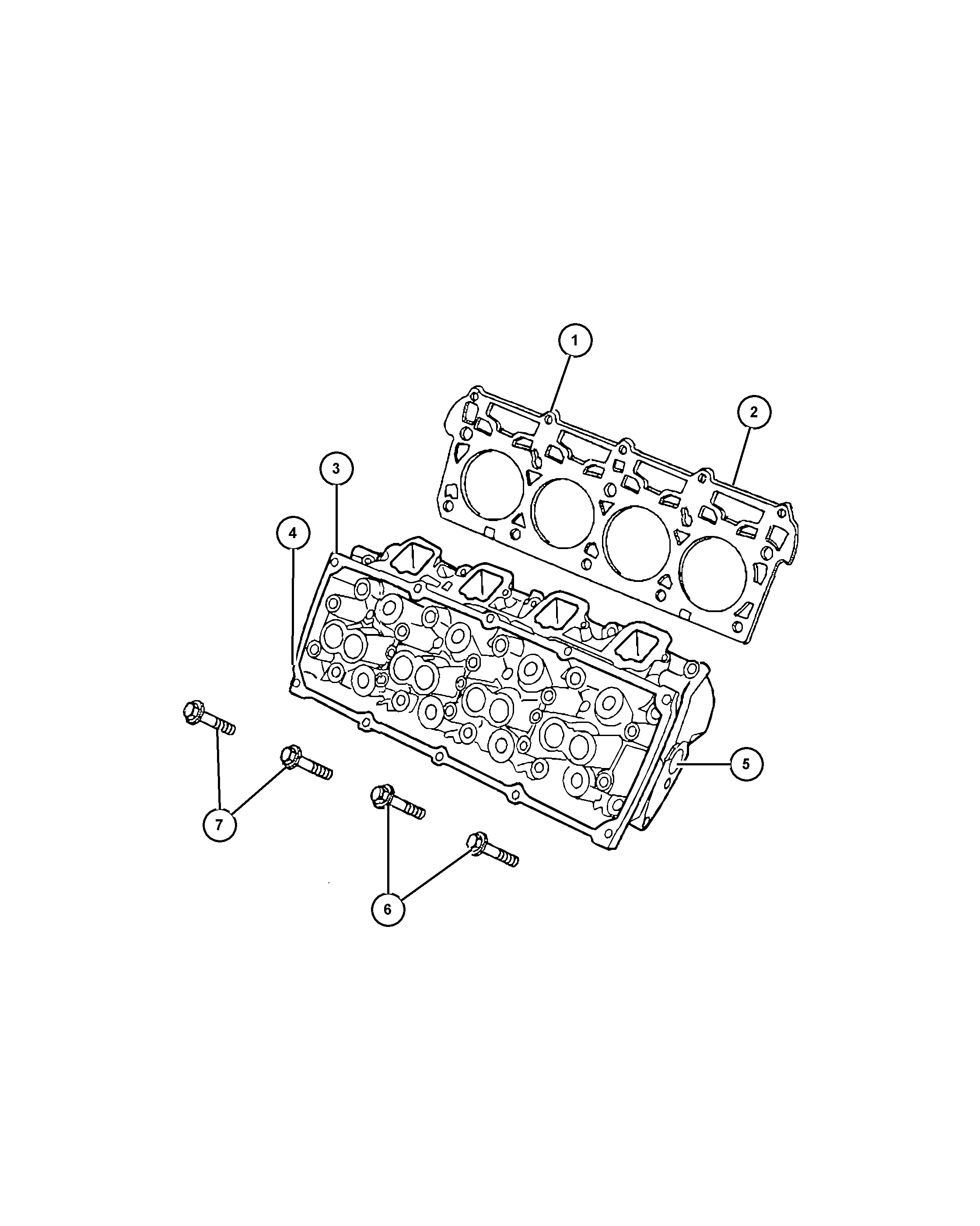 Jeep 68240 108AA - Прокладка, головка циліндра autozip.com.ua