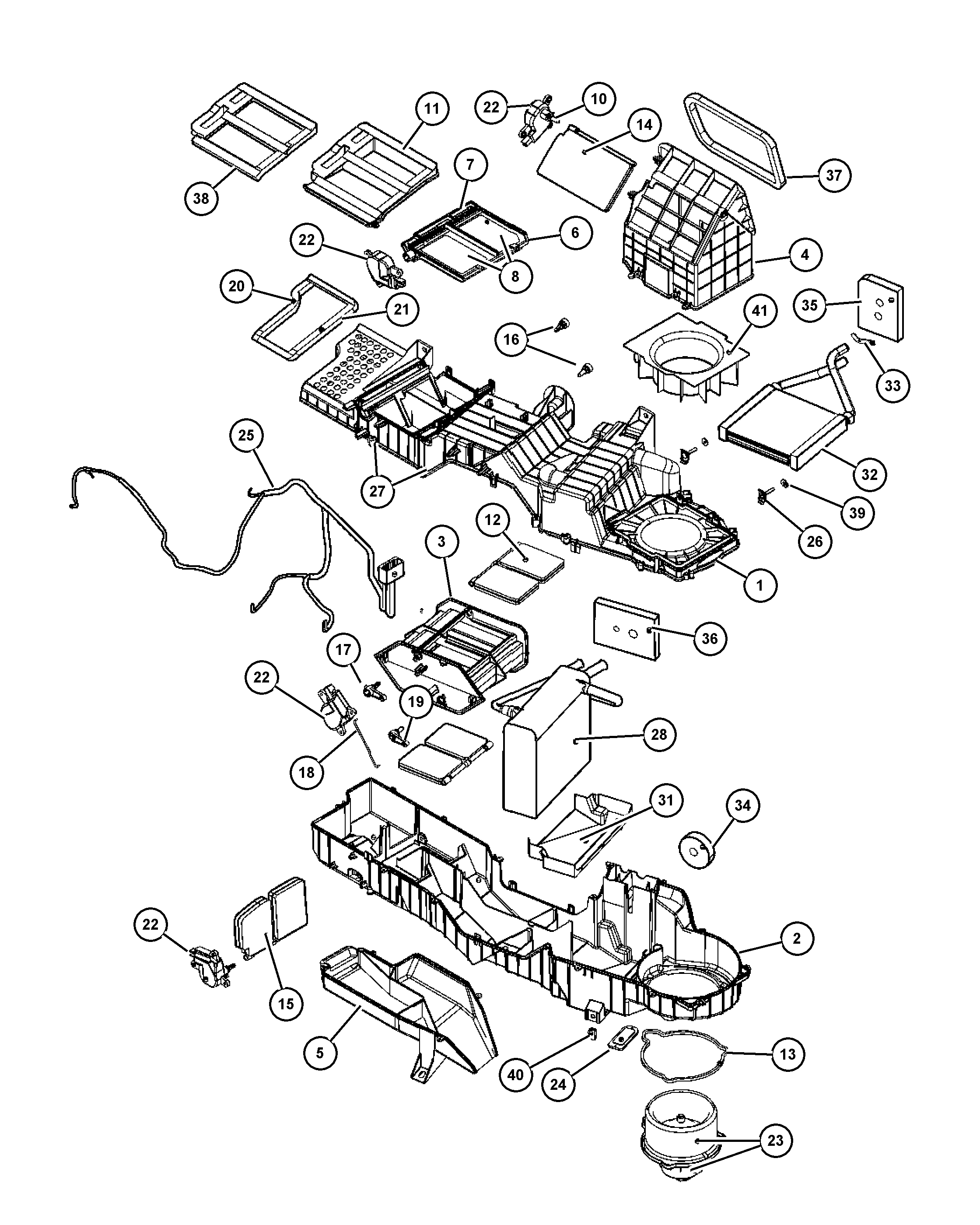 Chrysler 5096 255AA - MOTOR BLOWER  WITH WHEEL autozip.com.ua