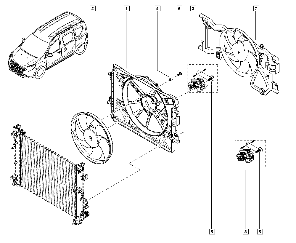 RENAULT 214814116R - Вентилятор, охолодження двигуна autozip.com.ua