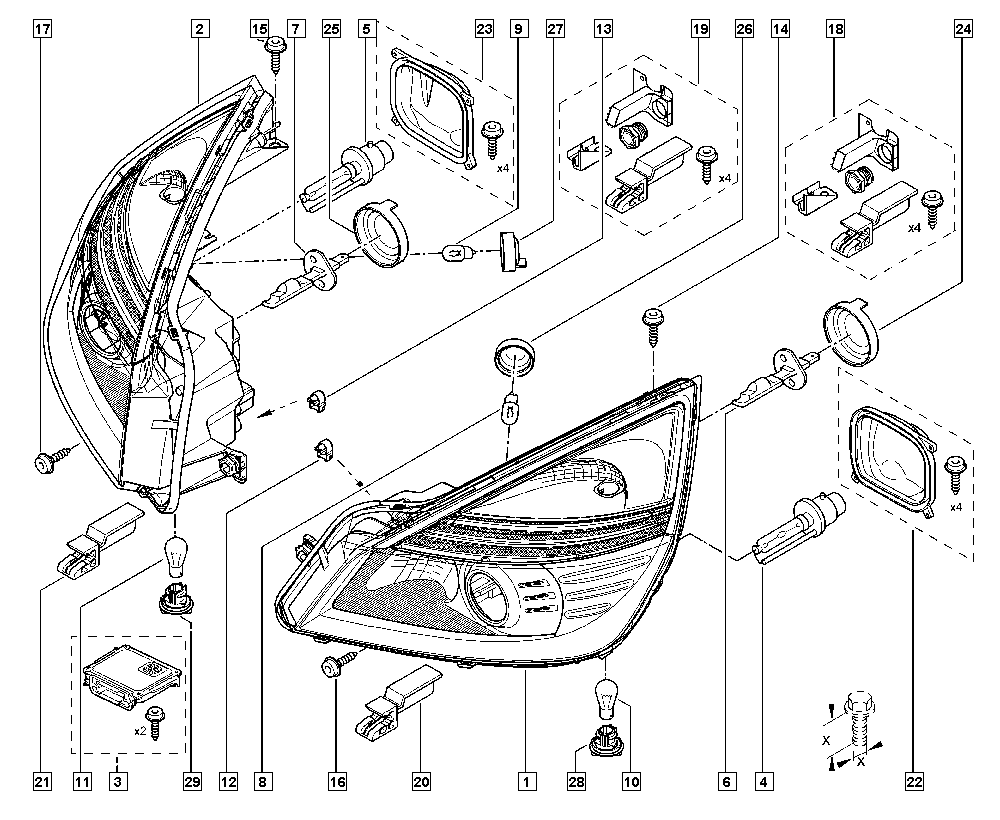 RENAULT 77 01 062 188 - Лампа розжарювання, фара дальнього світла autozip.com.ua