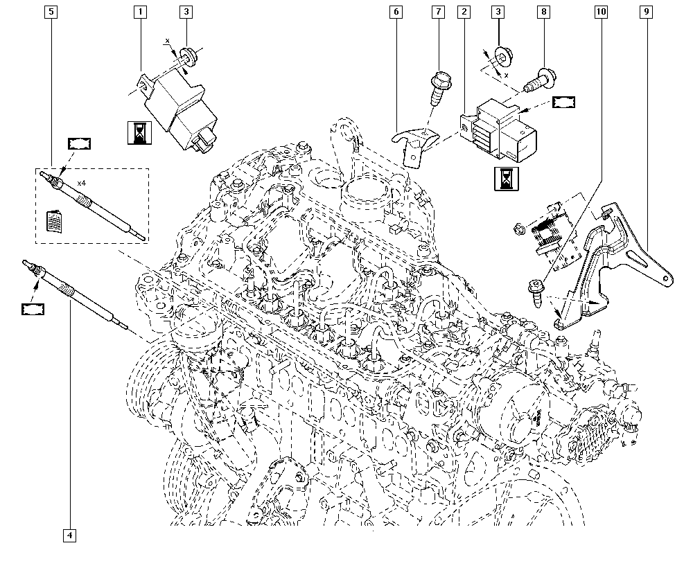 CITROËN 9640469680 - Блок управління, реле, система розжарювання autozip.com.ua