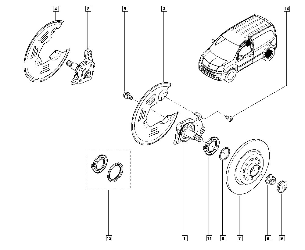 RENAULT 479707820R - Гальмівний диск autozip.com.ua