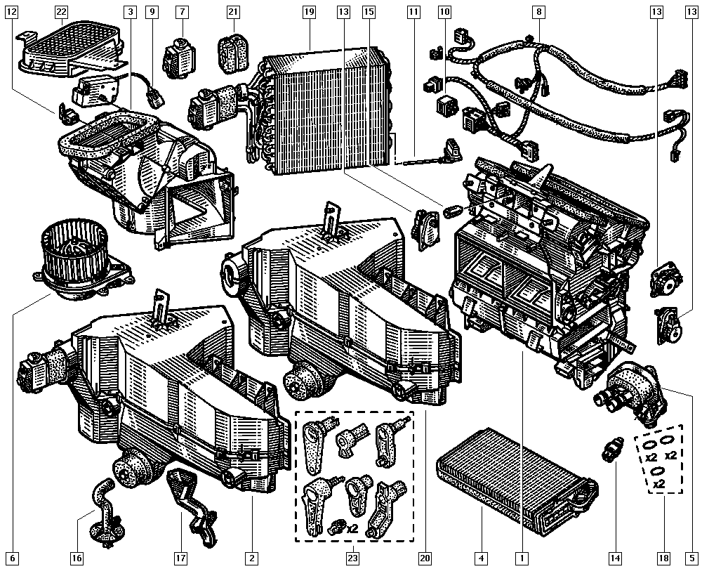 RENAULT TRUCKS 7701039601 - Розширювальний клапан, кондиціонер autozip.com.ua