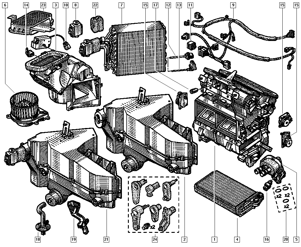 RENAULT 7701 033 537 - Розширювальний клапан, кондиціонер autozip.com.ua