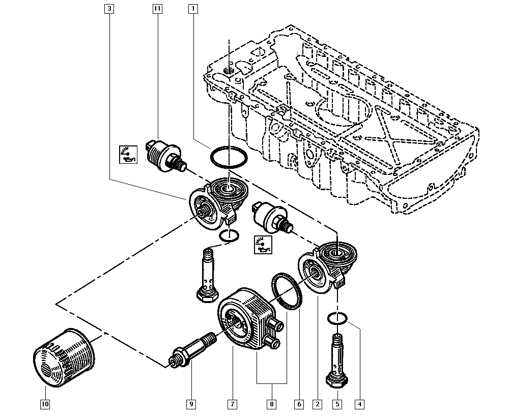 RENAULT 77 00 805 825 - Датчик, тиск масла autozip.com.ua