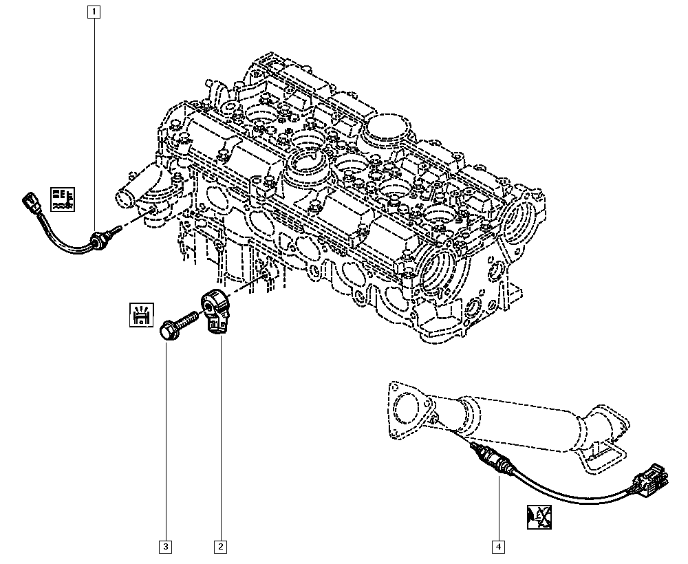 RENAULT 74 31 367 644 - Датчик детонації autozip.com.ua