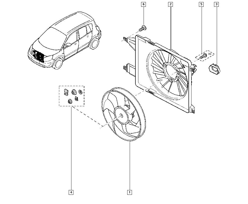 RENAULT TRUCKS 7701071863 - Вентилятор, охолодження двигуна autozip.com.ua