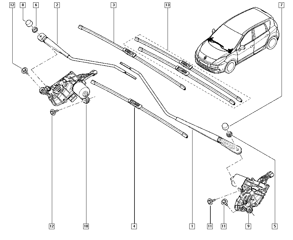 RENAULT 28 89 076 91R - Щітка склоочисника autozip.com.ua