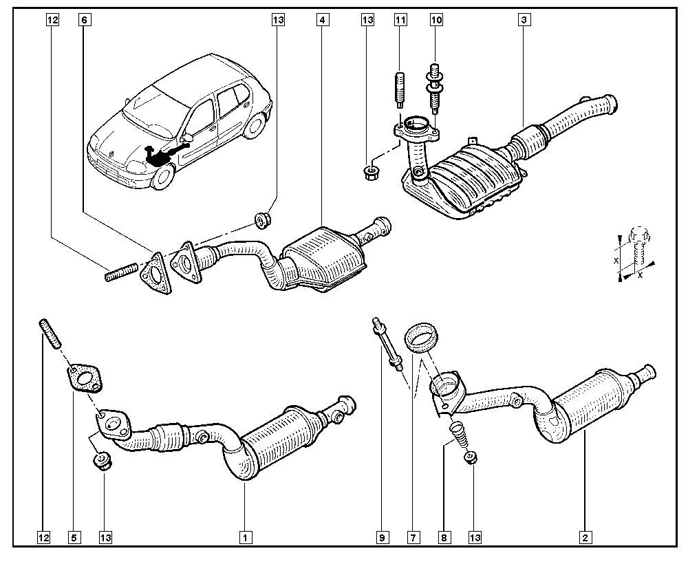 RENAULT 7700430017 - Каталізатор autozip.com.ua