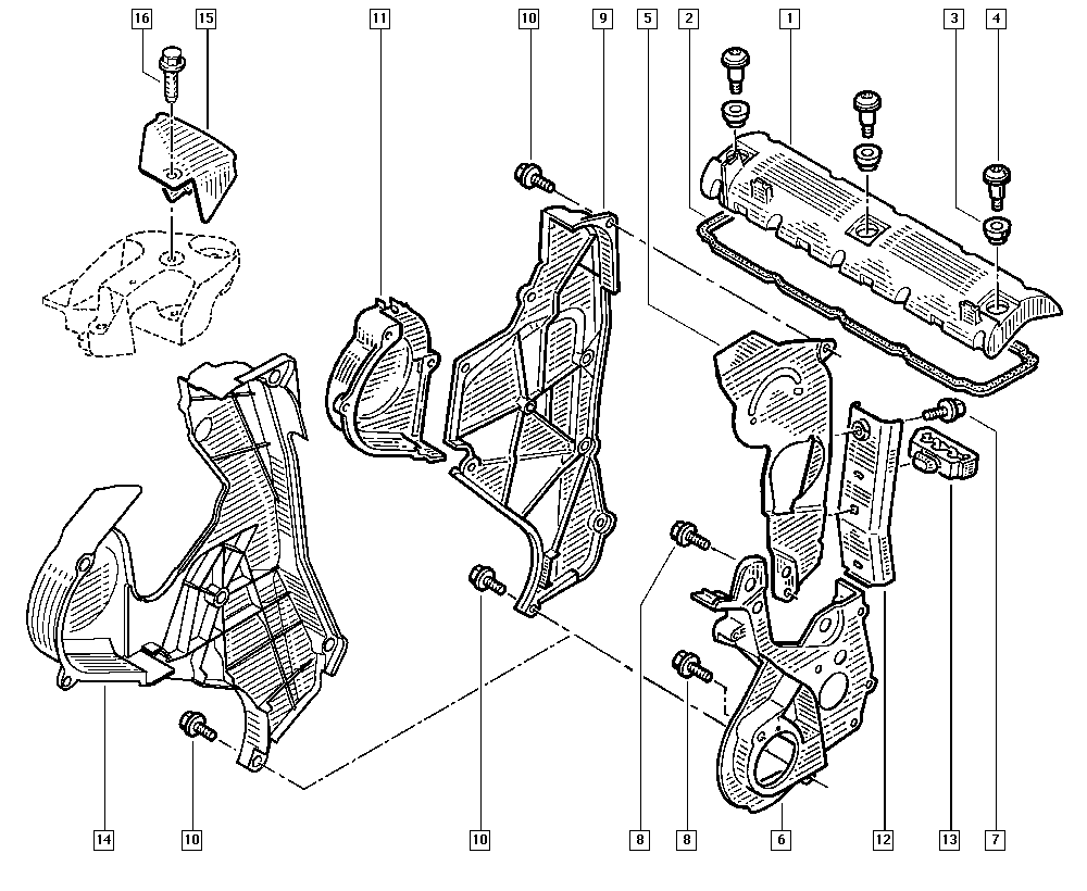 RENAULT TRUCKS 82 00 060 882 - Прокладка, кришка головки циліндра autozip.com.ua