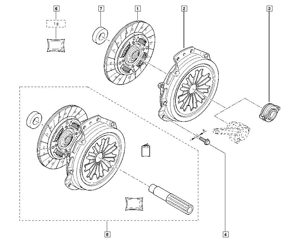 RENAULT 30 10 167 58R - Диск зчеплення autozip.com.ua