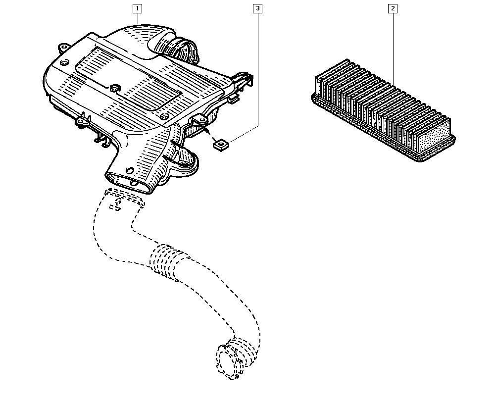 RENAULT TRUCKS 77 01 477 096 - Повітряний фільтр autozip.com.ua