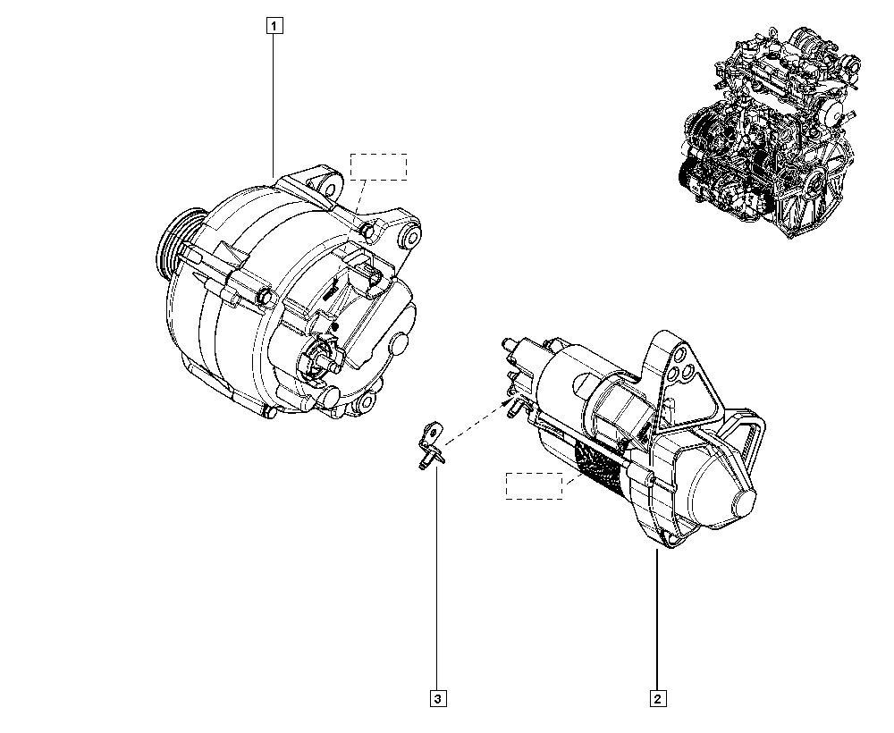 NISSAN 23100-3288R - Генератор autozip.com.ua