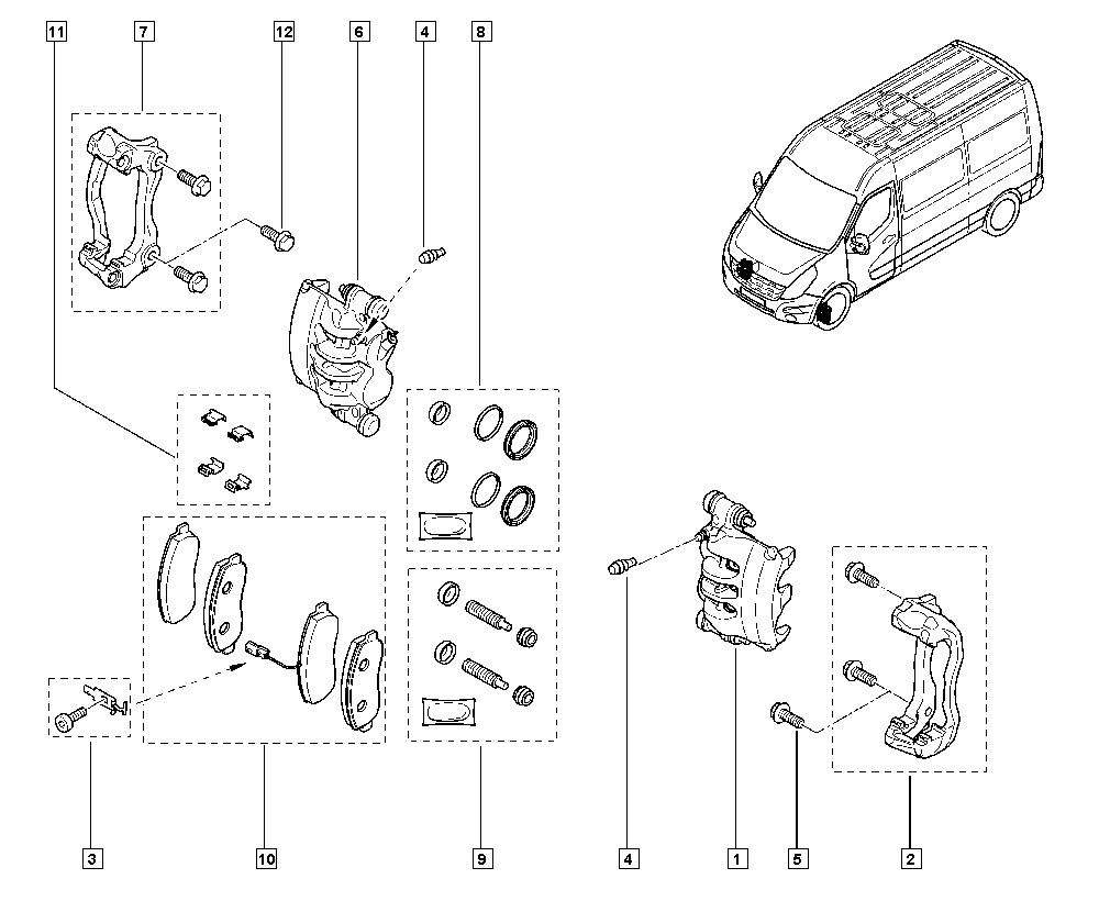 RENAULT 410015708R - Гальмівний супорт autozip.com.ua