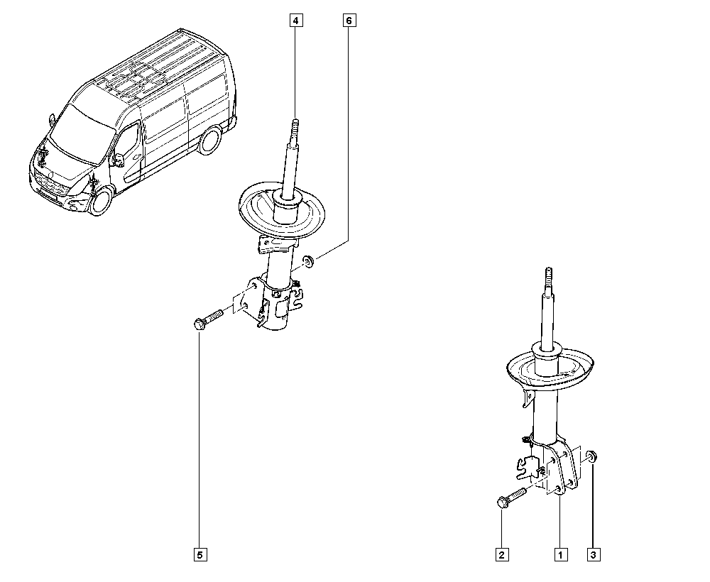 RENAULT 54 30 297 74R - Амортизатор autozip.com.ua