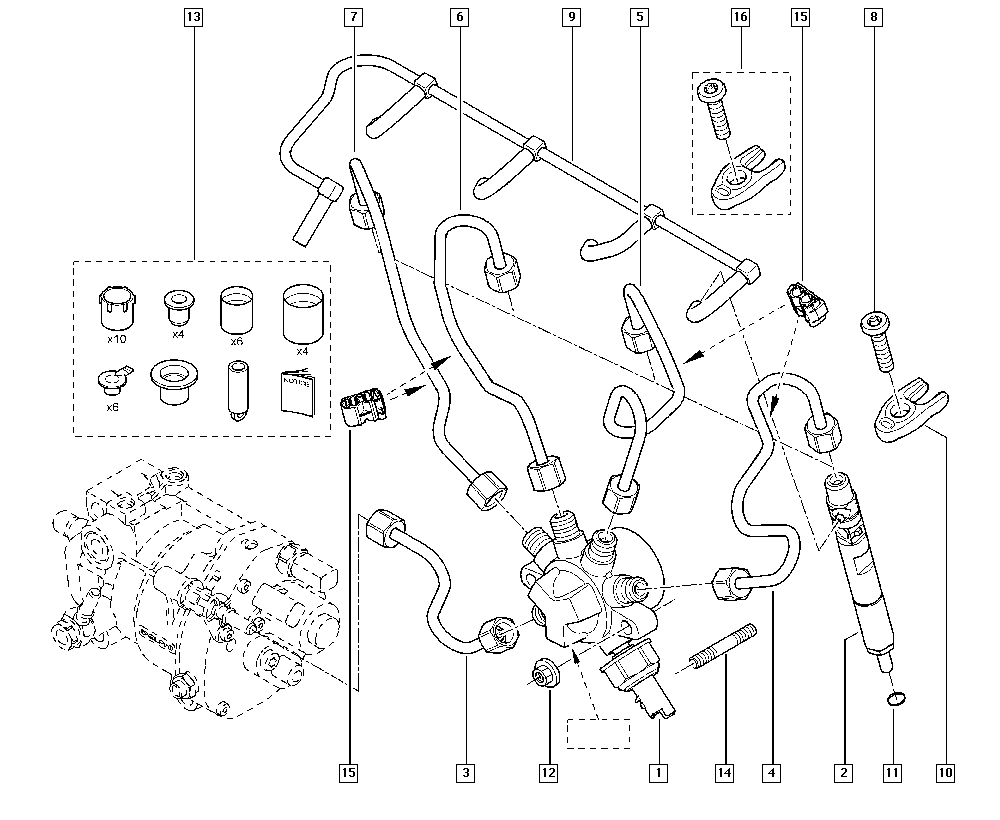 DACIA 8200520596 - Паливопровід autozip.com.ua