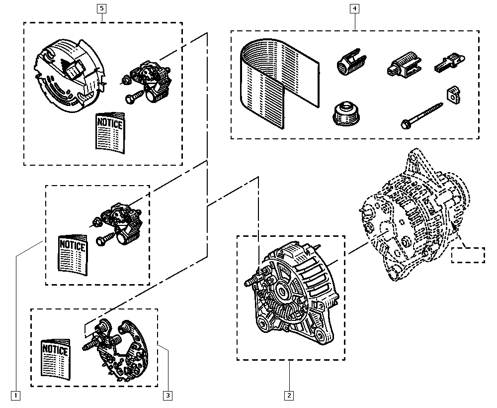 RENAULT 7701044722 - Випрямляч, генератор autozip.com.ua