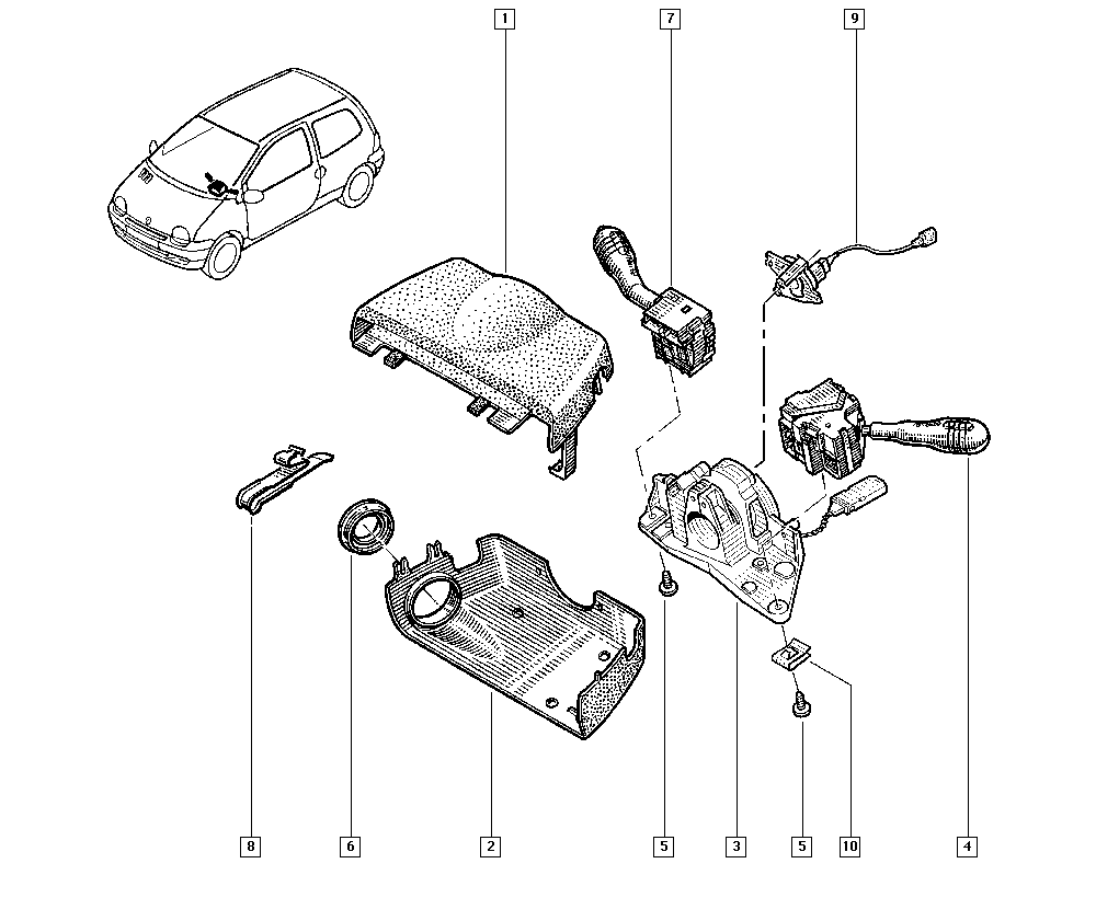 RENAULT 82 00 143 408 - Протівоугонноє пристрій autozip.com.ua