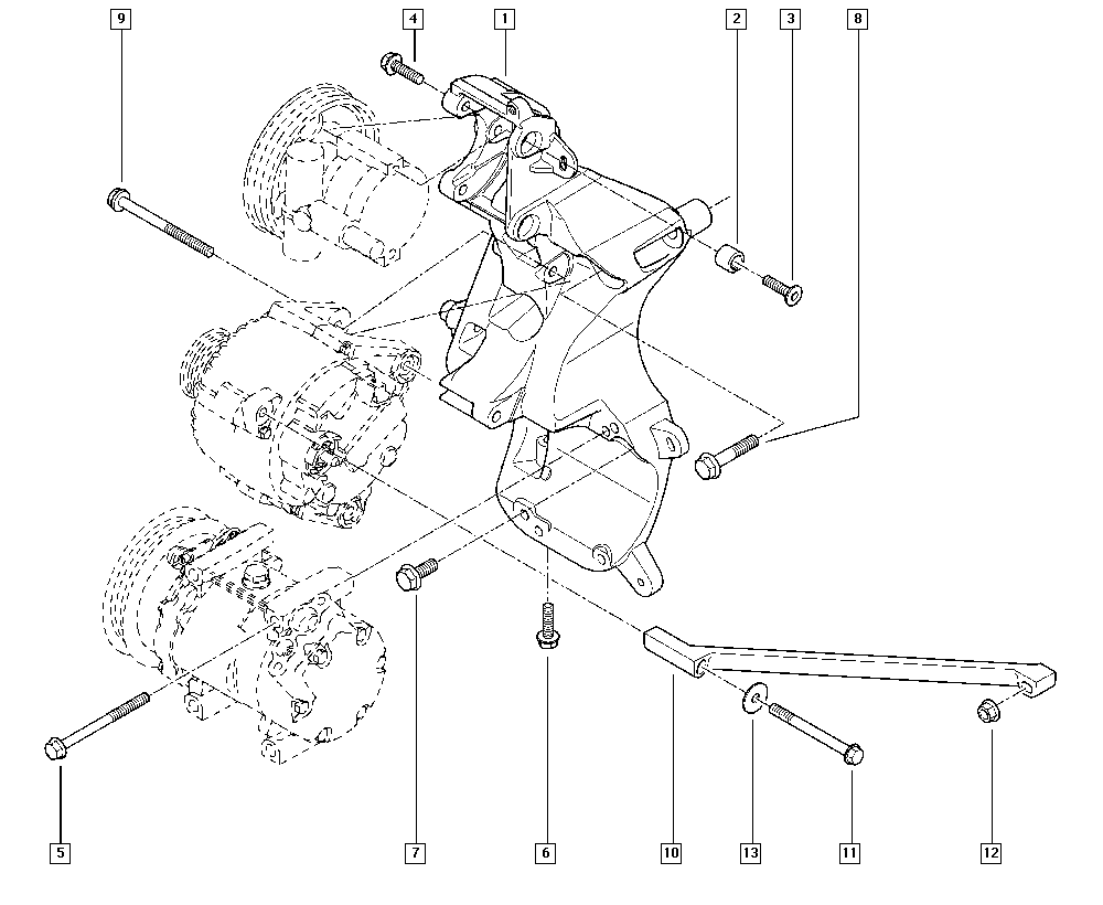 NISSAN 7703002209 - Компресор, кондиціонер autozip.com.ua