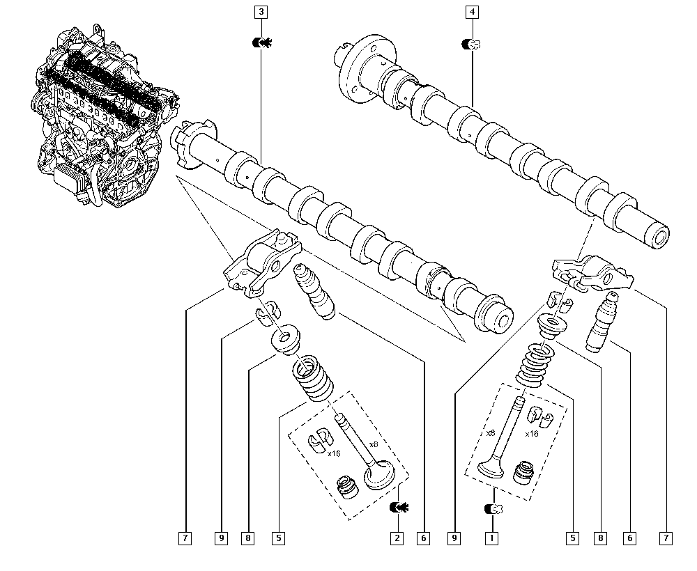 Opel 13201-0370R - VALVE-INTAKE autozip.com.ua