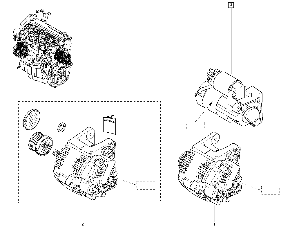 DACIA 82 00 404 638 - Ремінний шків, генератор autozip.com.ua