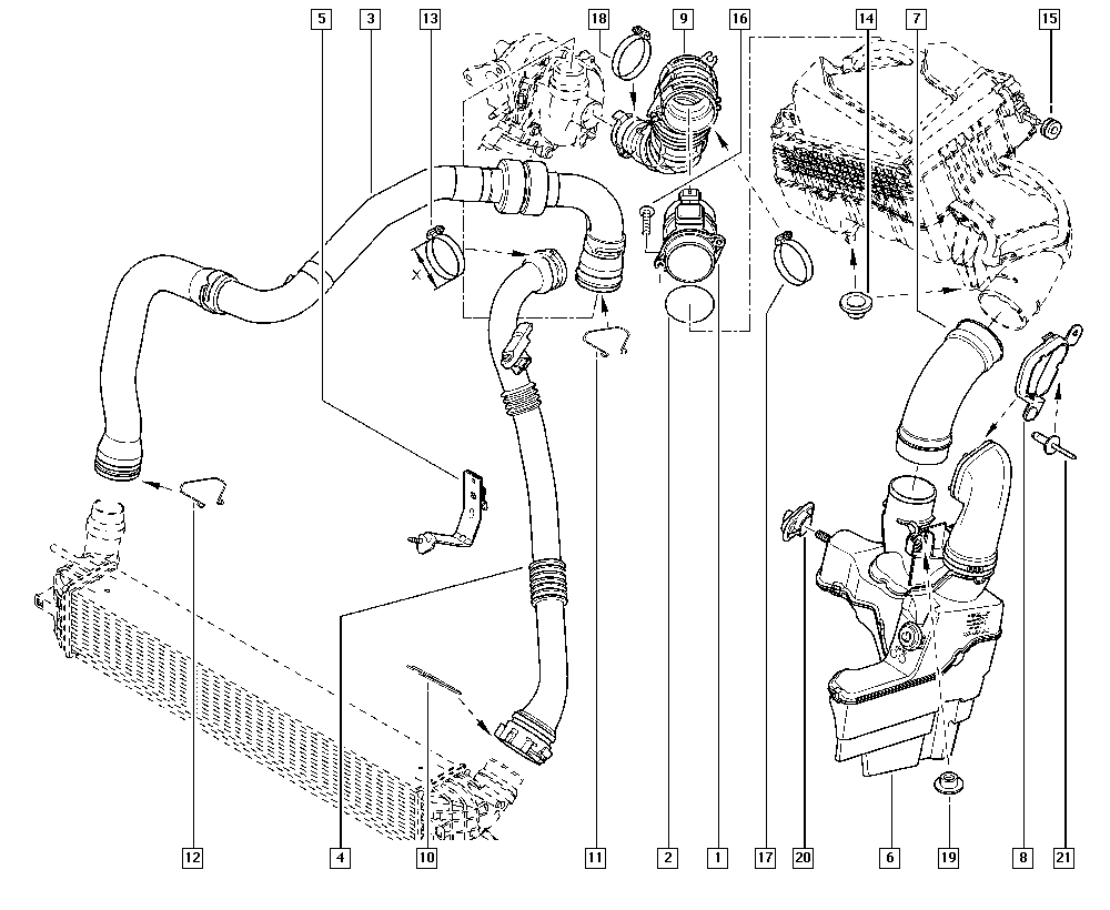 RENAULT 82 00 358 901 - Датчик потоку, маси повітря autozip.com.ua