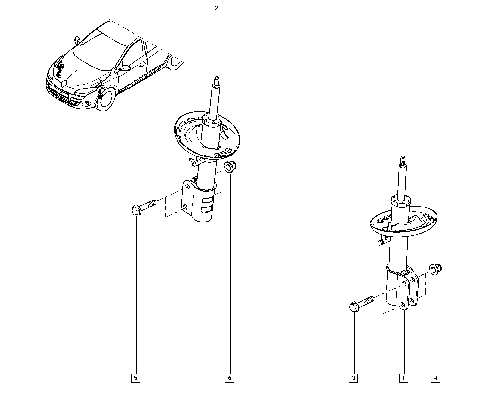 RENAULT 54 30 200 08R - Амортизатор autozip.com.ua