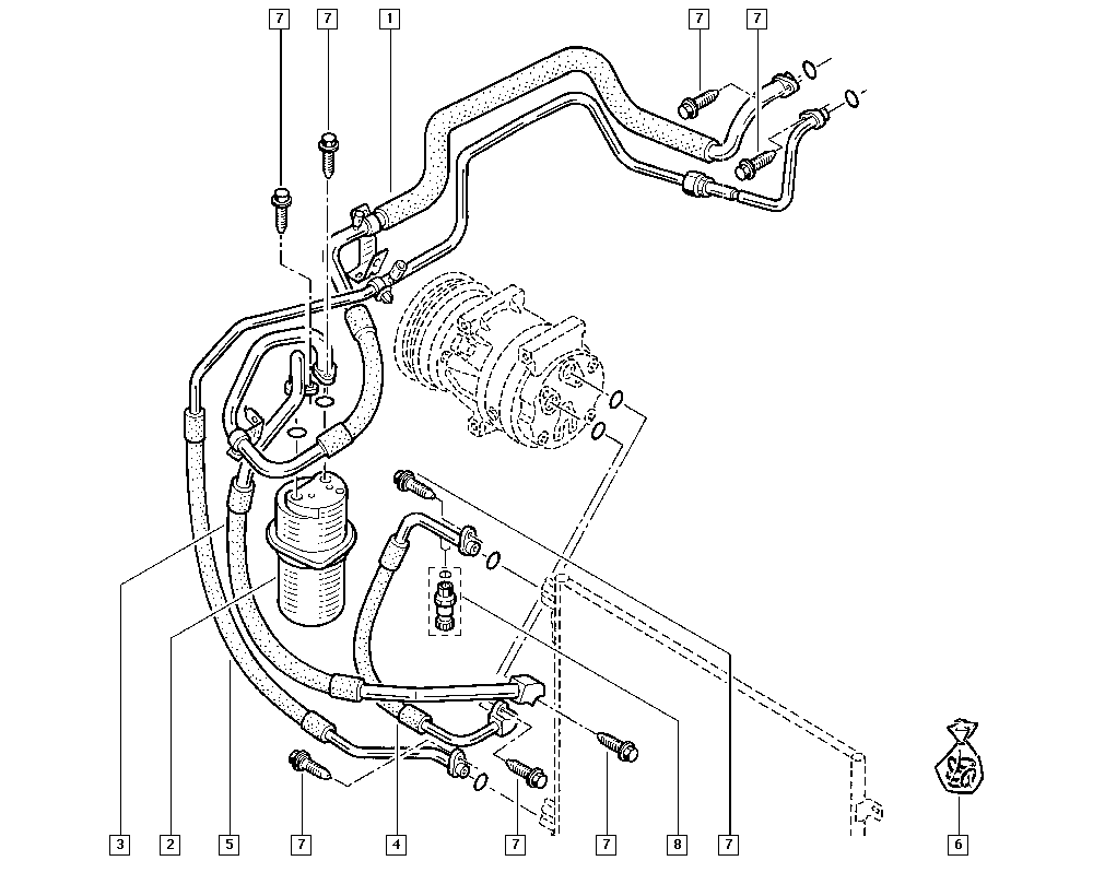 NISSAN 8200797717 - Клапан повернення ОГ autozip.com.ua